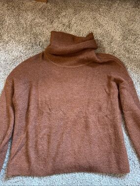 Dreamers Copper Turtleneck Sweater